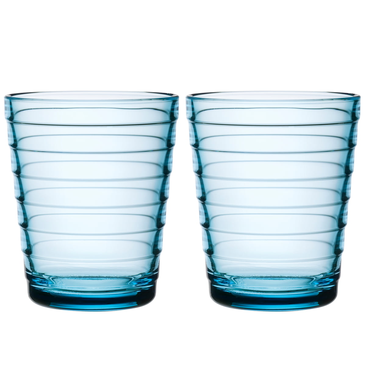 Iittala Стаканы 220 мл светло-голубые 2 предмета Aino Aalto | https://grandposuda.com.ua