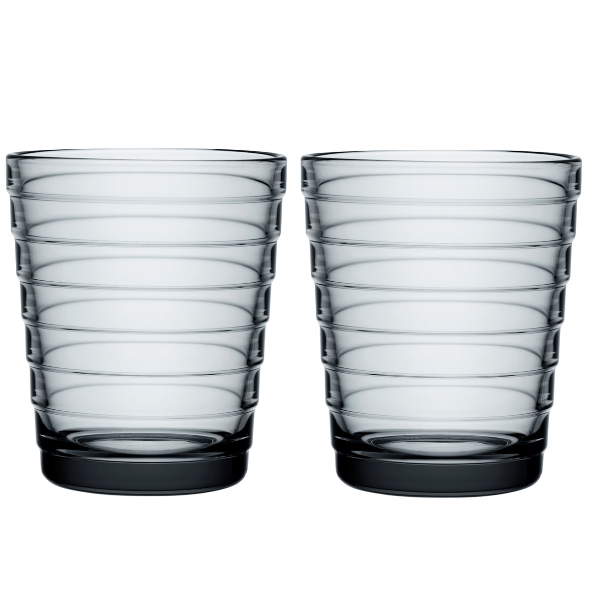Iittala Стаканы 220 мл серые 2 предмета Aino Aalto | https://grandposuda.com.ua