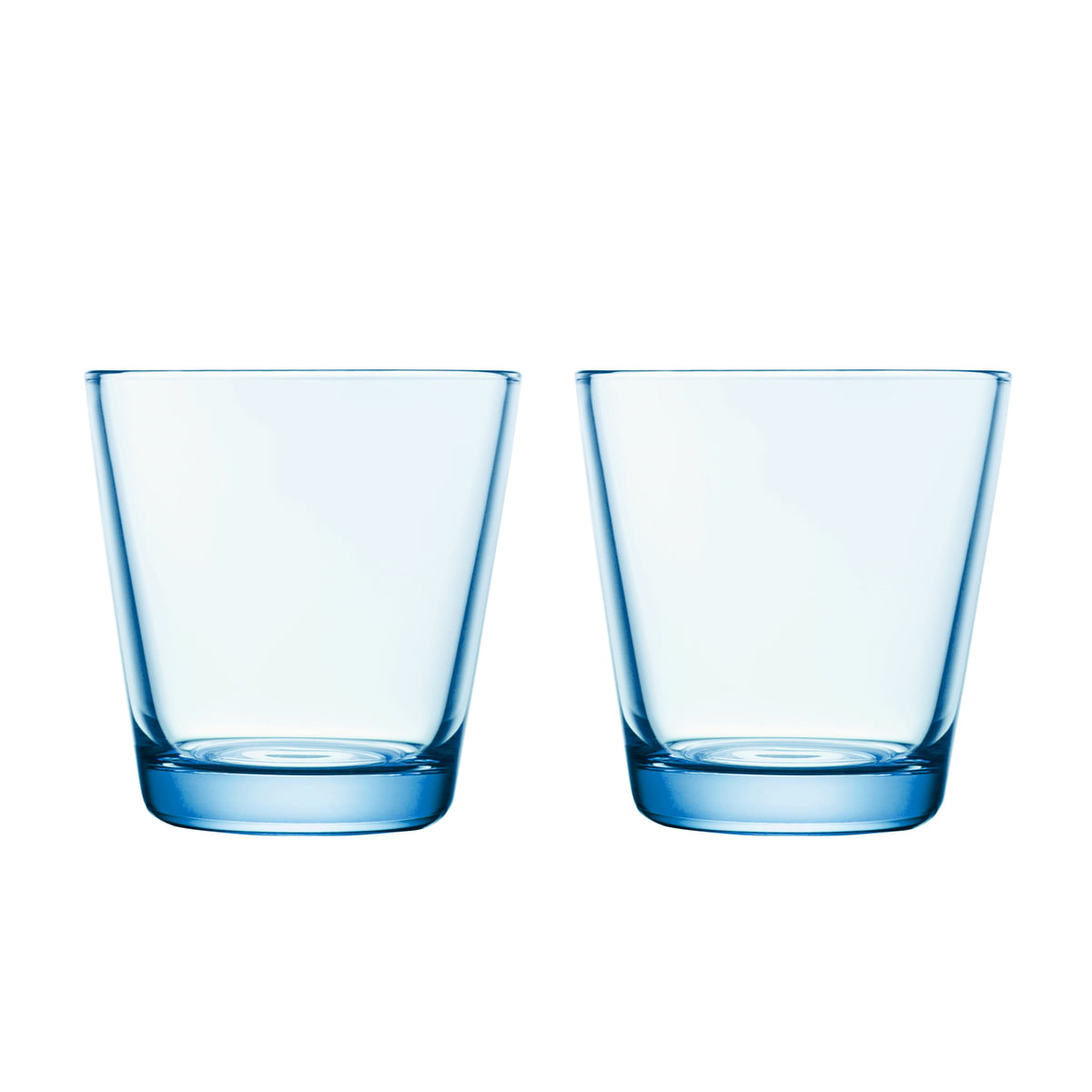 Iittala Стаканы 210 мл светло-голубые 2 предмета Kartio | https://grandposuda.com.ua