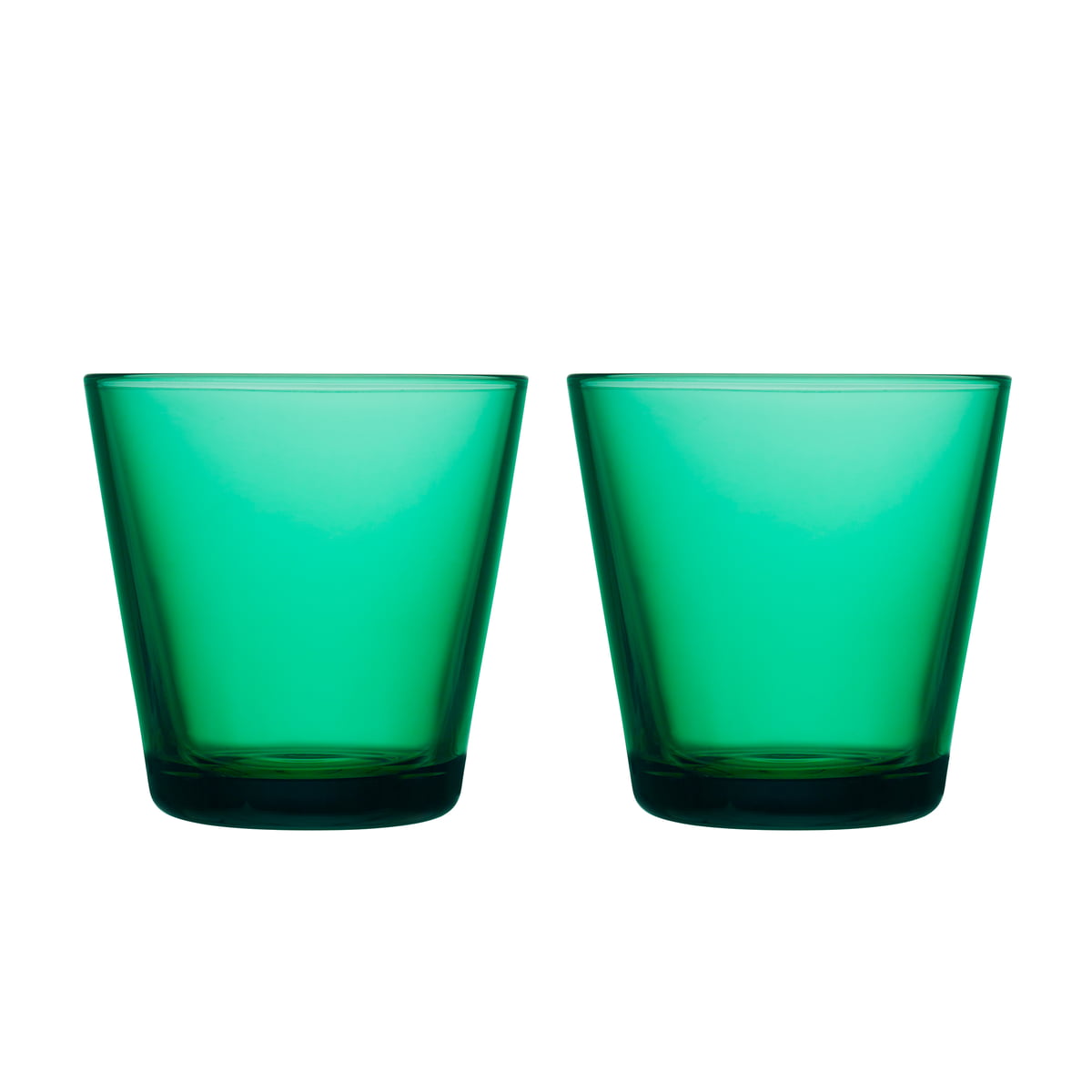 Iittala Стаканы 210 мл изумрудно-зеленые 2 предмета Kartio | https://grandposuda.com.ua