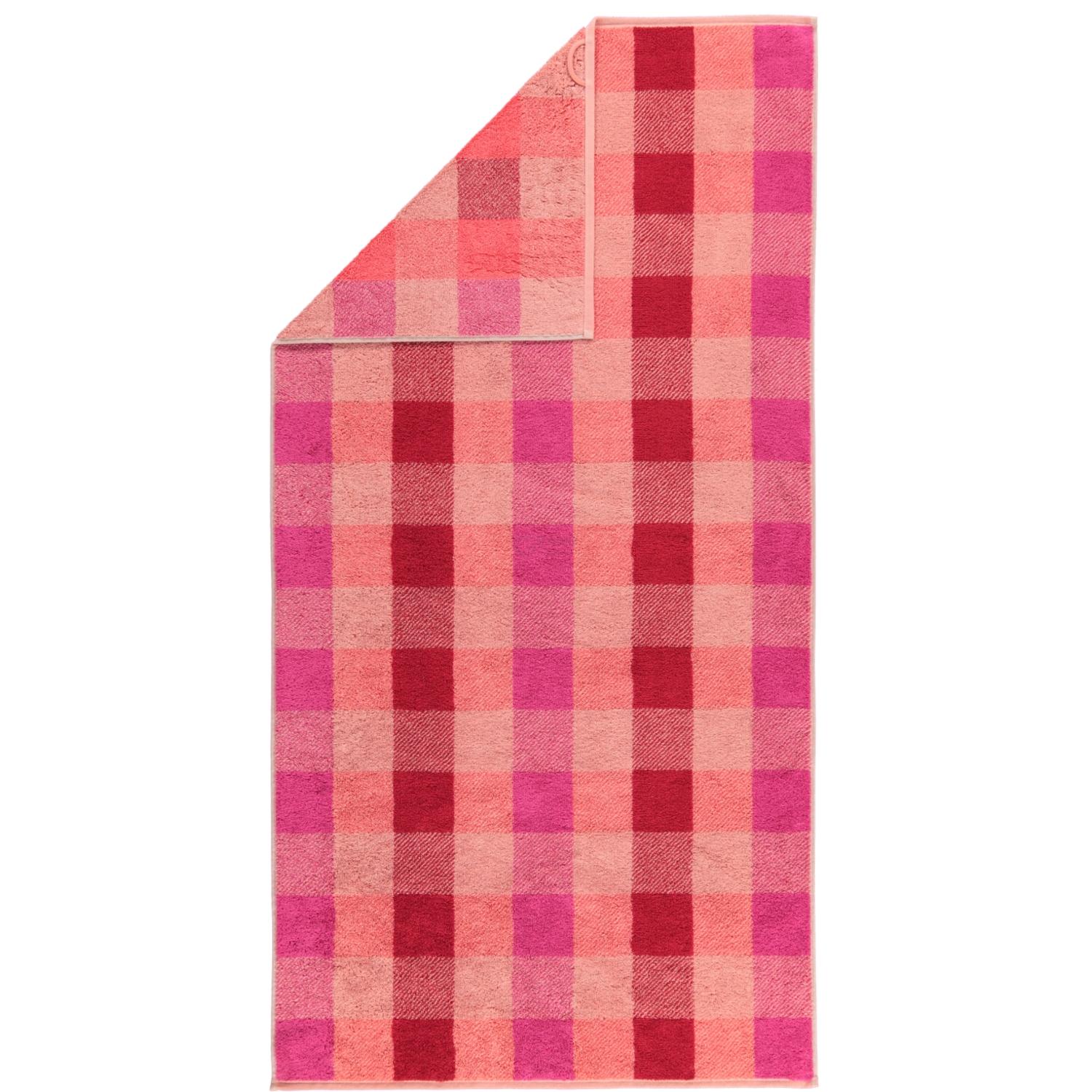 Рушник для душу 70 х 140 см Rouge Check Karo Cawo | https://grandposuda.com.ua