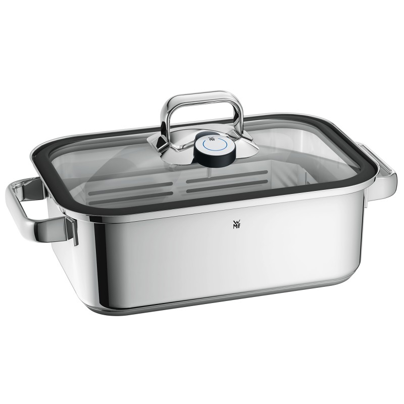WMF Жаровня 35 х 21,5 см с паровой корзиной + электронный датчик Compact Aroma Vitalis | https://grandposuda.com.ua