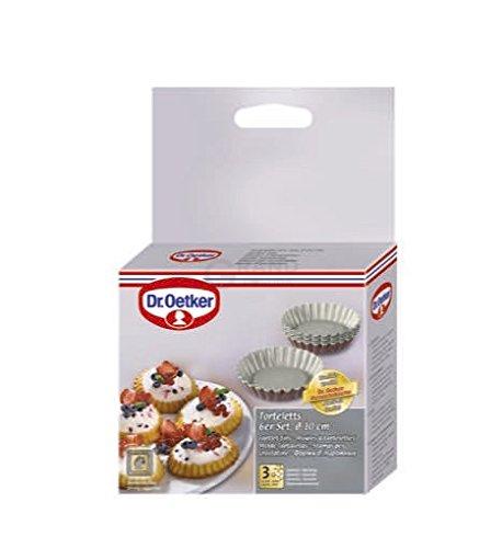 Dr. Oetker Набор форм для выпечки тарталеток 6 шт. красный | https://grandposuda.com.ua