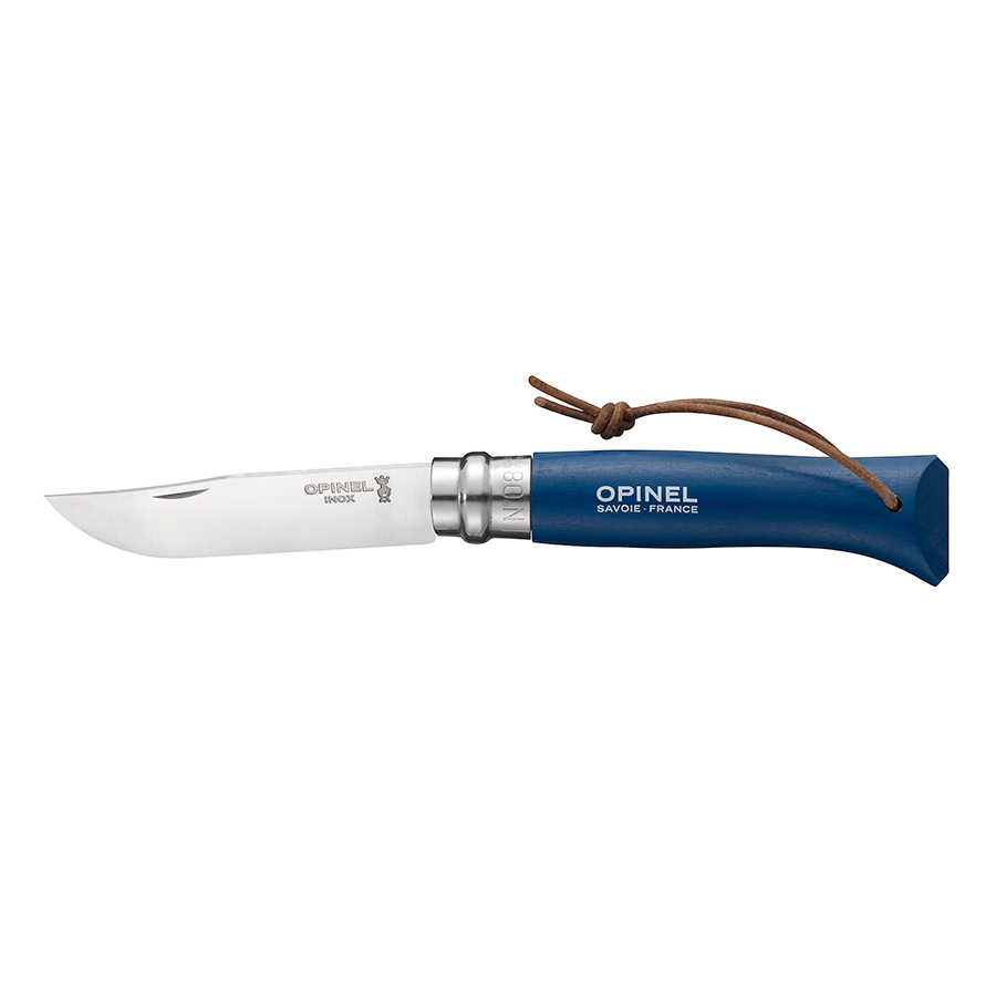 Opinel Ніж складаний 8 см синій Origins | https://grandposuda.com.ua