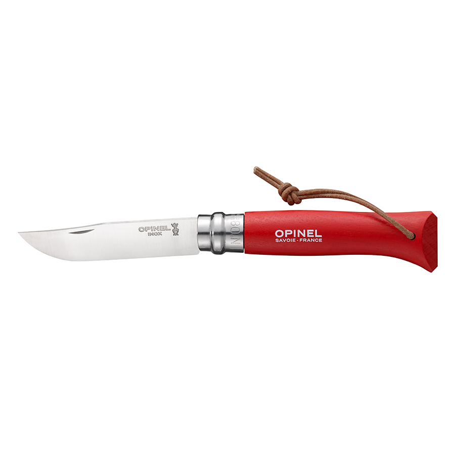 Opinel Ніж складаний 8 см червоний Origins | https://grandposuda.com.ua