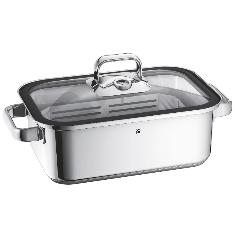 WMF Жаровня 35 х 21,5 см с паровой корзиной силиконовым уплотнителем Vitalis Compact Aroma | https://grandposuda.com.ua