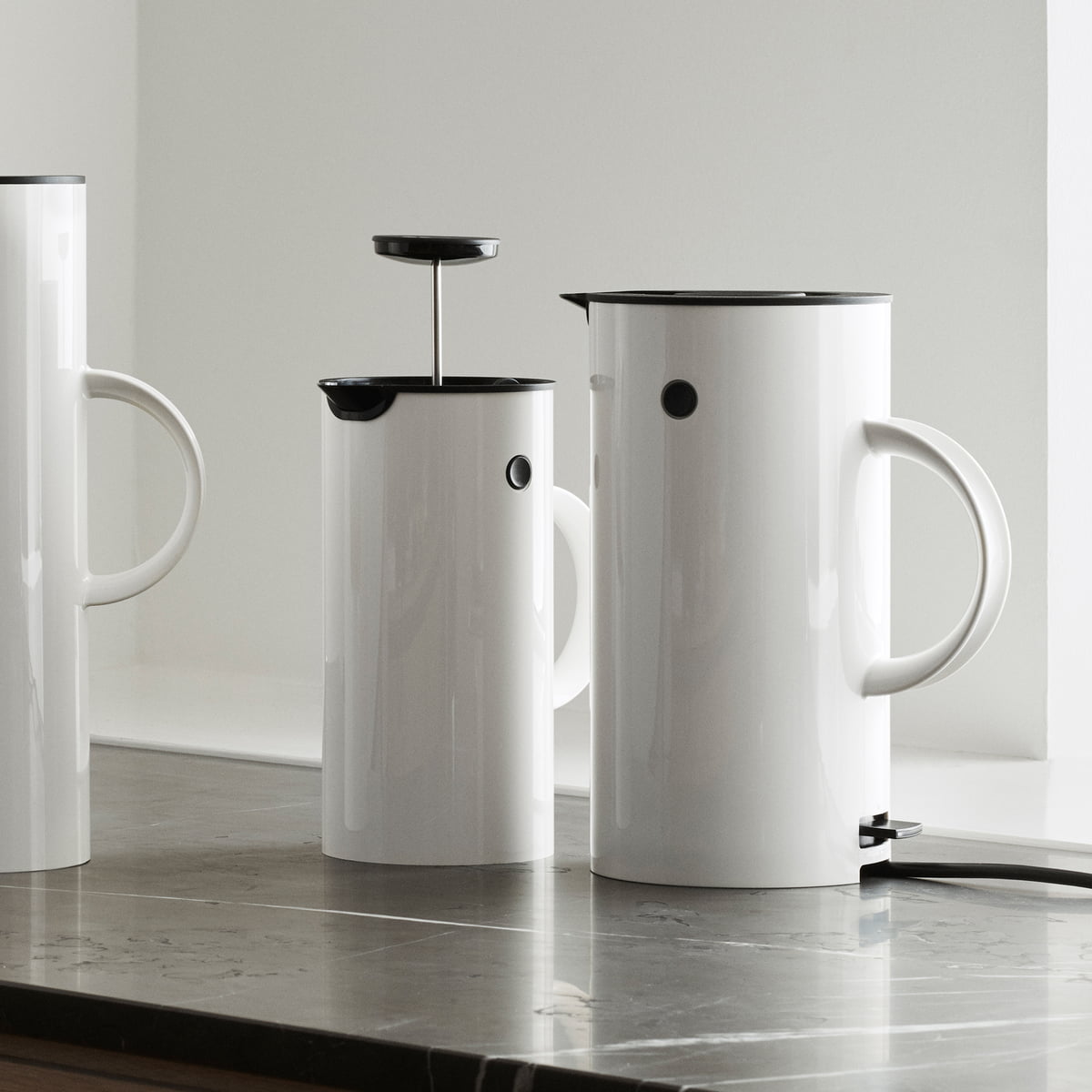 Электрочайник 1,5 л бордовый EM 77 Stelton | https://grandposuda.com.ua