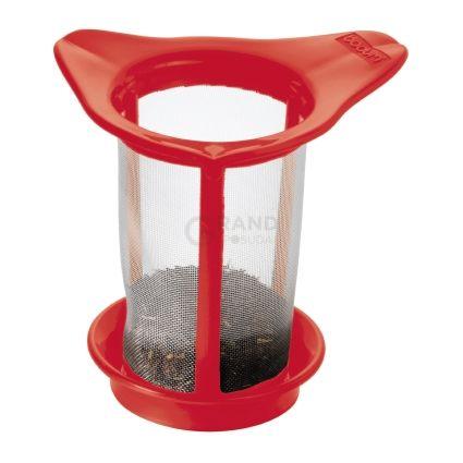 Bodum Сито для чая красное Yo-Yo | https://grandposuda.com.ua