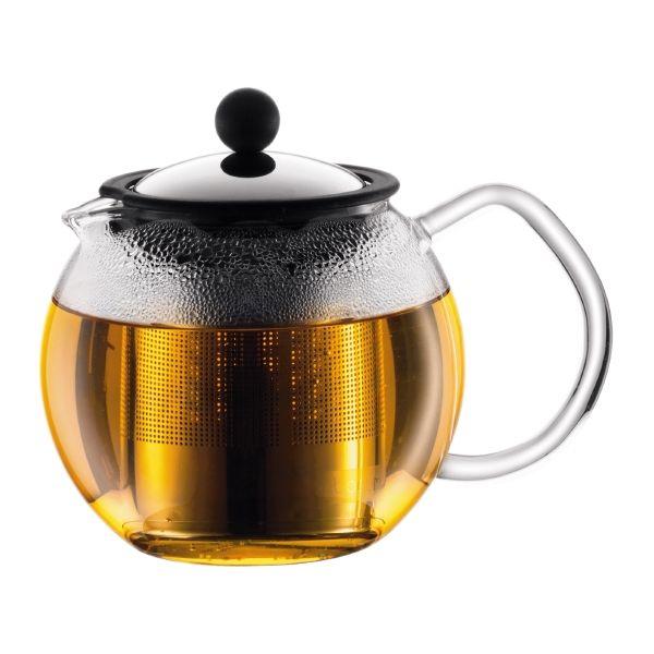 Bodum Заварочный чайник с фильтром, черный, 0,5 л, Assam | https://grandposuda.com.ua