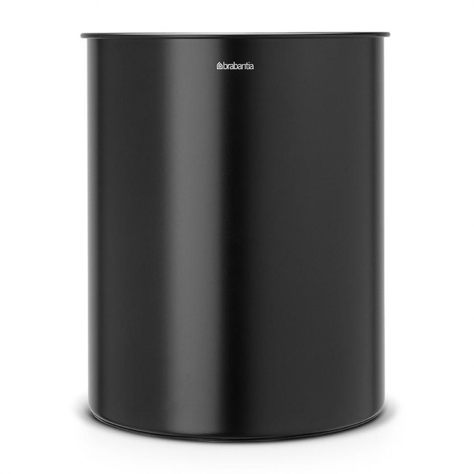 Brabantia Корзина для бумаг 15 л черная | https://grandposuda.com.ua