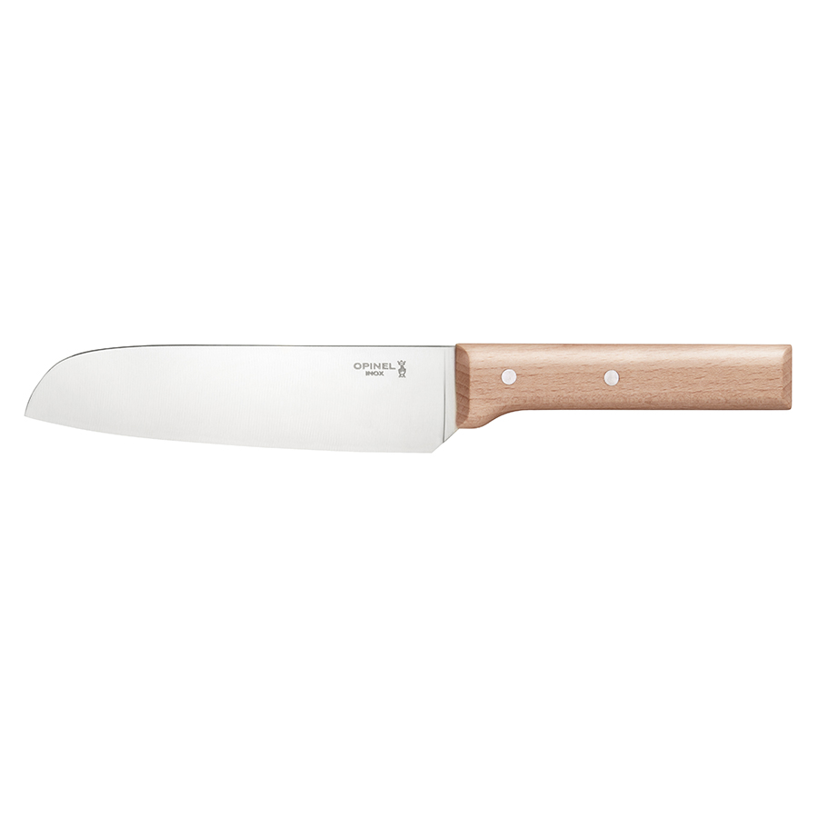 Opinel Ніж кухонний 17 см металік - дерево Parallele | https://grandposuda.com.ua