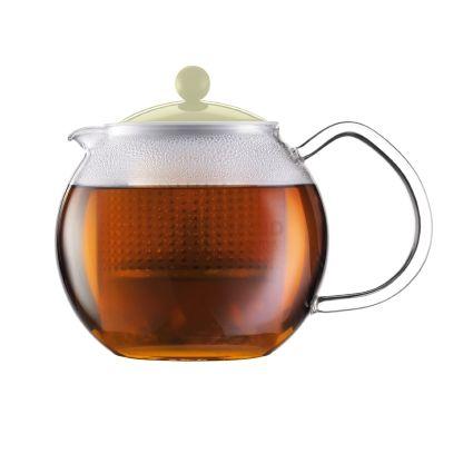 Bodum Заварочный чайник с прессом фисташковый, 0,5 л, Assam | https://grandposuda.com.ua