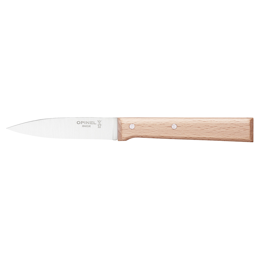 Opinel Ніж кухонний 8 см металік / дерево Parallele | https://grandposuda.com.ua