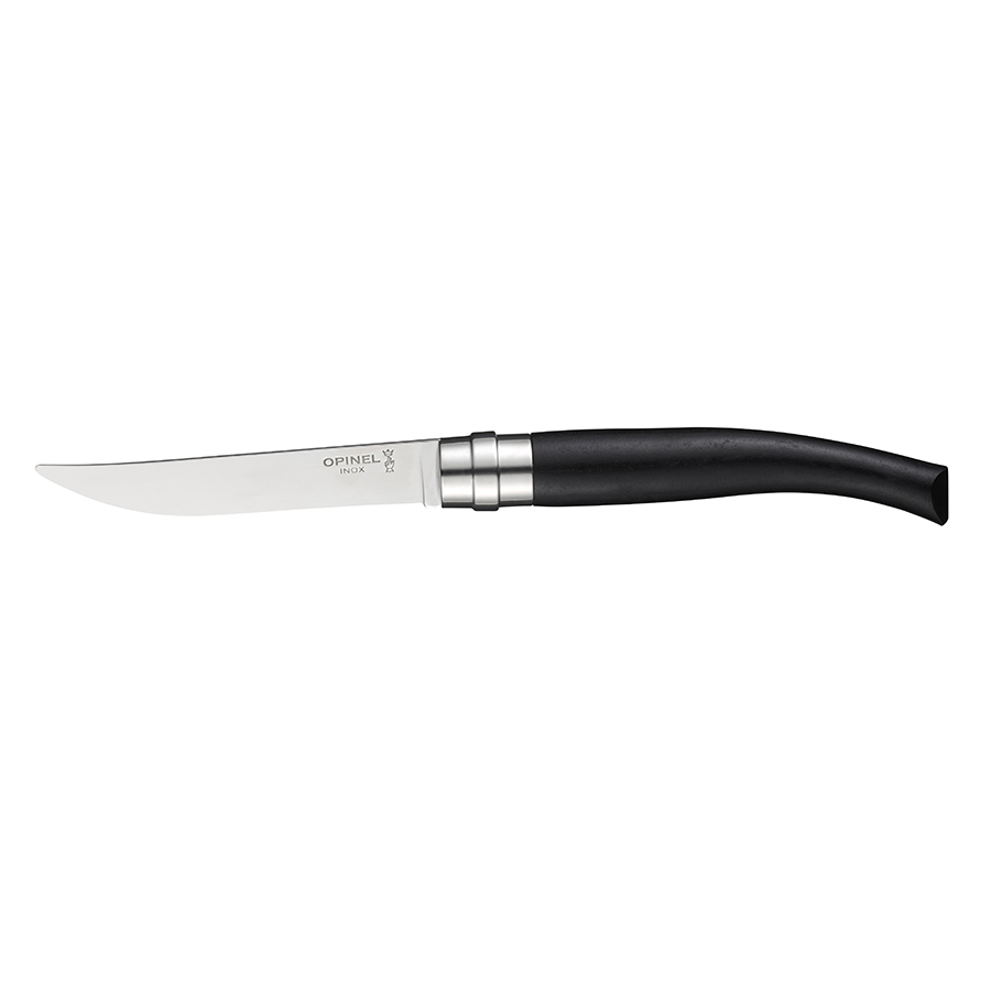Opinel Набір з 4 кухонних ножів 10 см металік / чорний Table Chic | https://grandposuda.com.ua