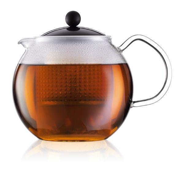 Bodum Заварочный чайник с пластиковой крышкой, 1 л, Assam | https://grandposuda.com.ua