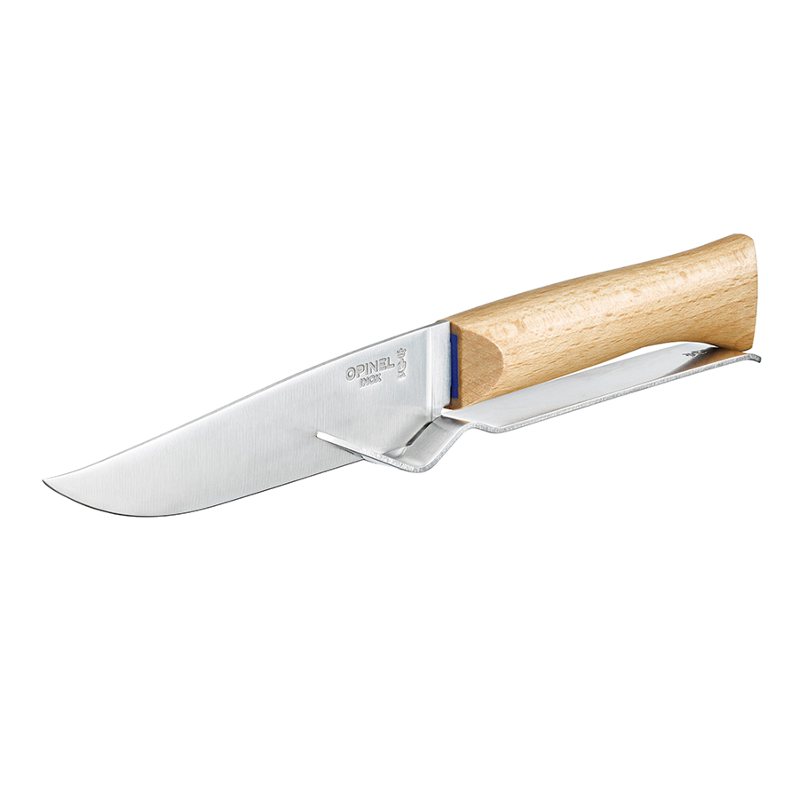 Opinel Набор для сыра (нож+вилка) 25х3,3х2,8 см металлик/дерево Parallele | https://grandposuda.com.ua