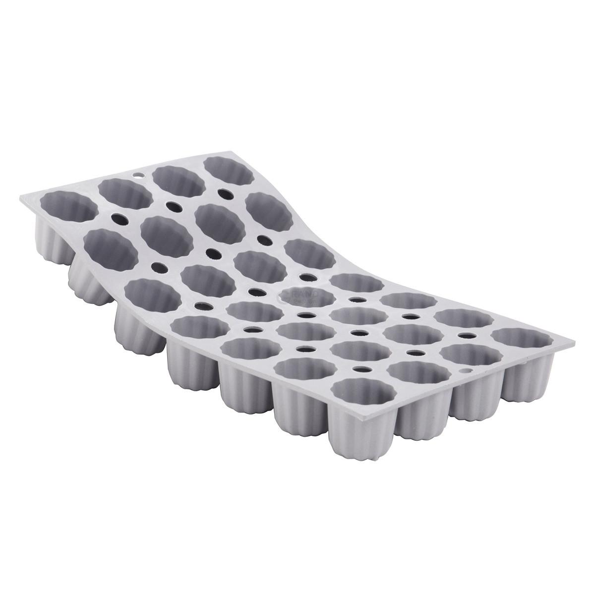 De Buyer Форма для випікання силіконова 28 циліндрів Elastomoule | https://grandposuda.com.ua