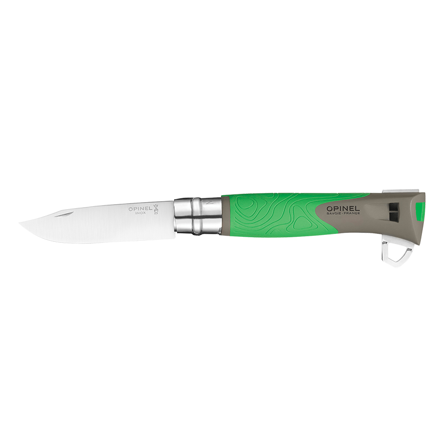 Opinel Нож складной 10 см зеленый Explore | https://grandposuda.com.ua