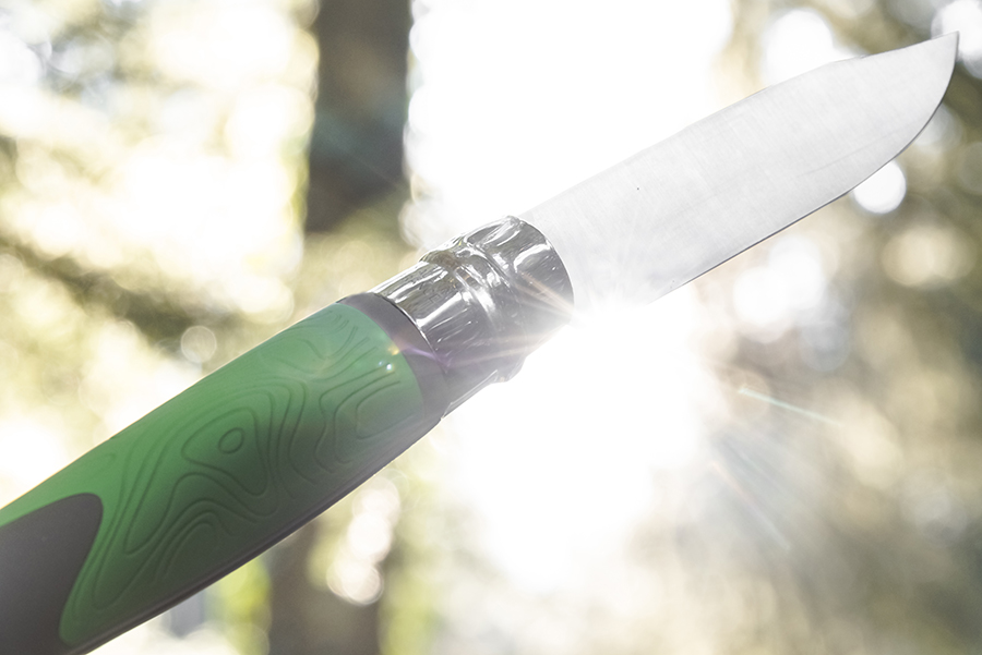 Opinel Нож складной 10 см зеленый Explore | https://grandposuda.com.ua