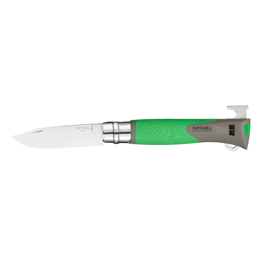 Opinel Нож складной 10 см зеленый Explore | https://grandposuda.com.ua