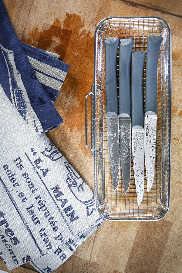 Opinel Набор столовых ножей (12 шт) 11 см антрацит Bon Appetit Cloud | https://grandposuda.com.ua