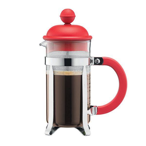 Bodum Френч-прес червоний, 0,35 л, Caffettiera | https://grandposuda.com.ua