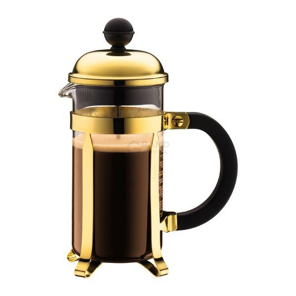 Bodum Френч-прес золотий, 0,35 л, Chambord | https://grandposuda.com.ua