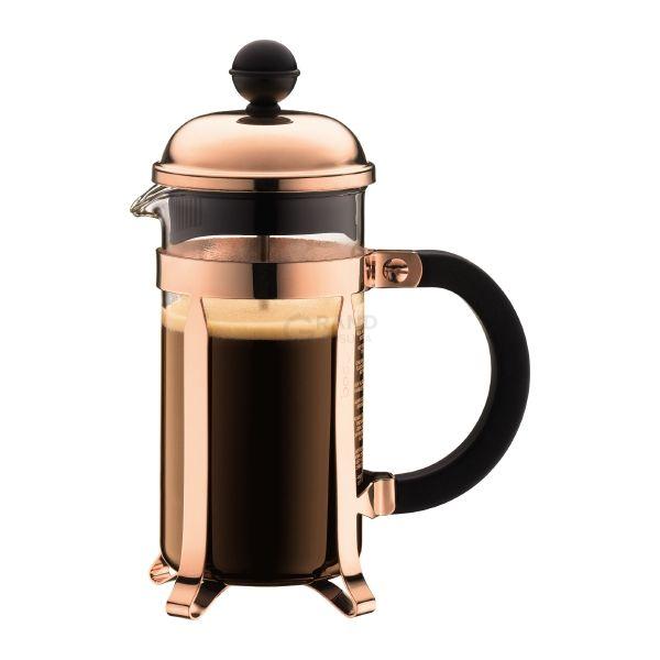 Bodum Френч-прес мідний, 0,35 л, Chambord | https://grandposuda.com.ua
