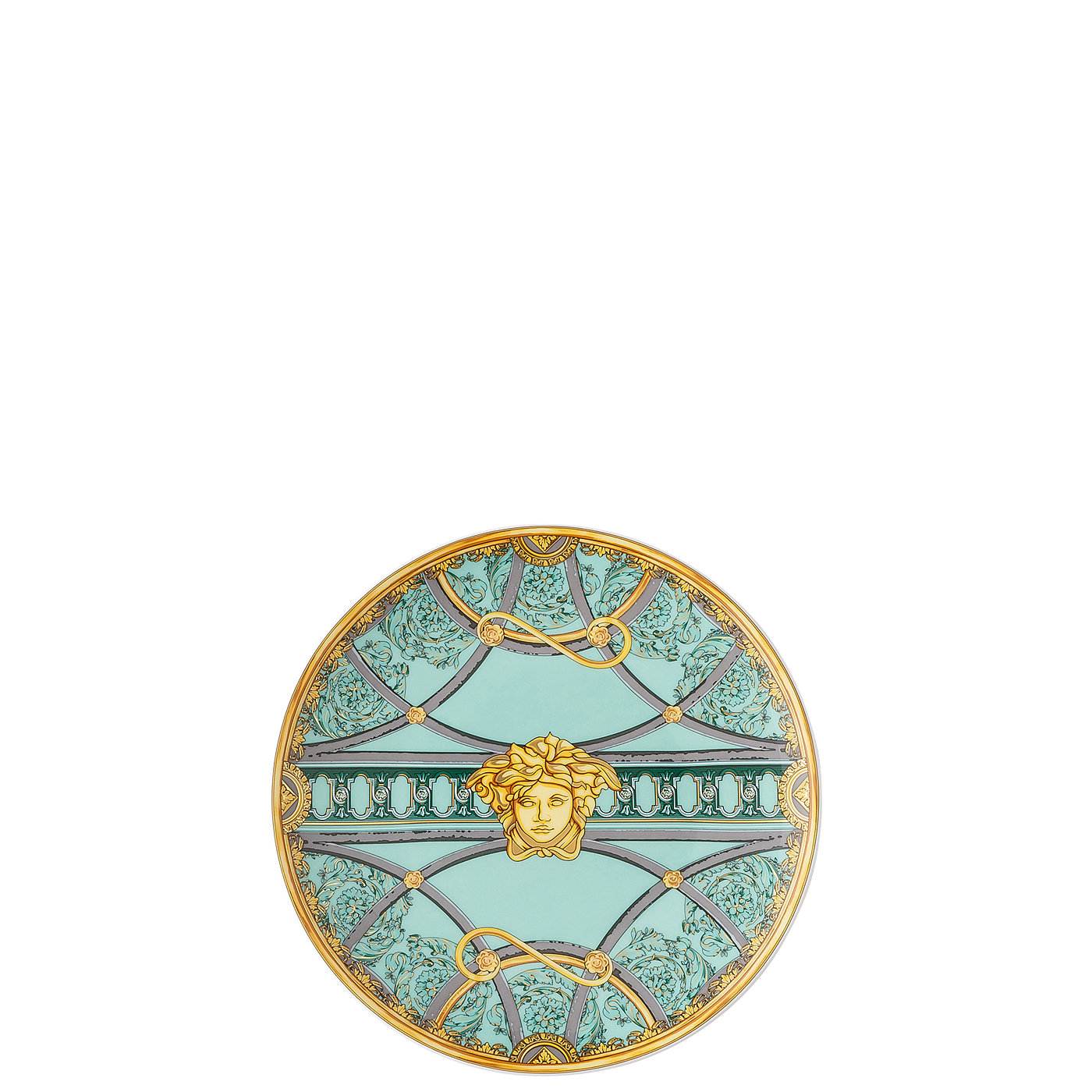 Versace Блюдо 17 см, плоске Scala Palazzo Verde | https://grandposuda.com.ua
