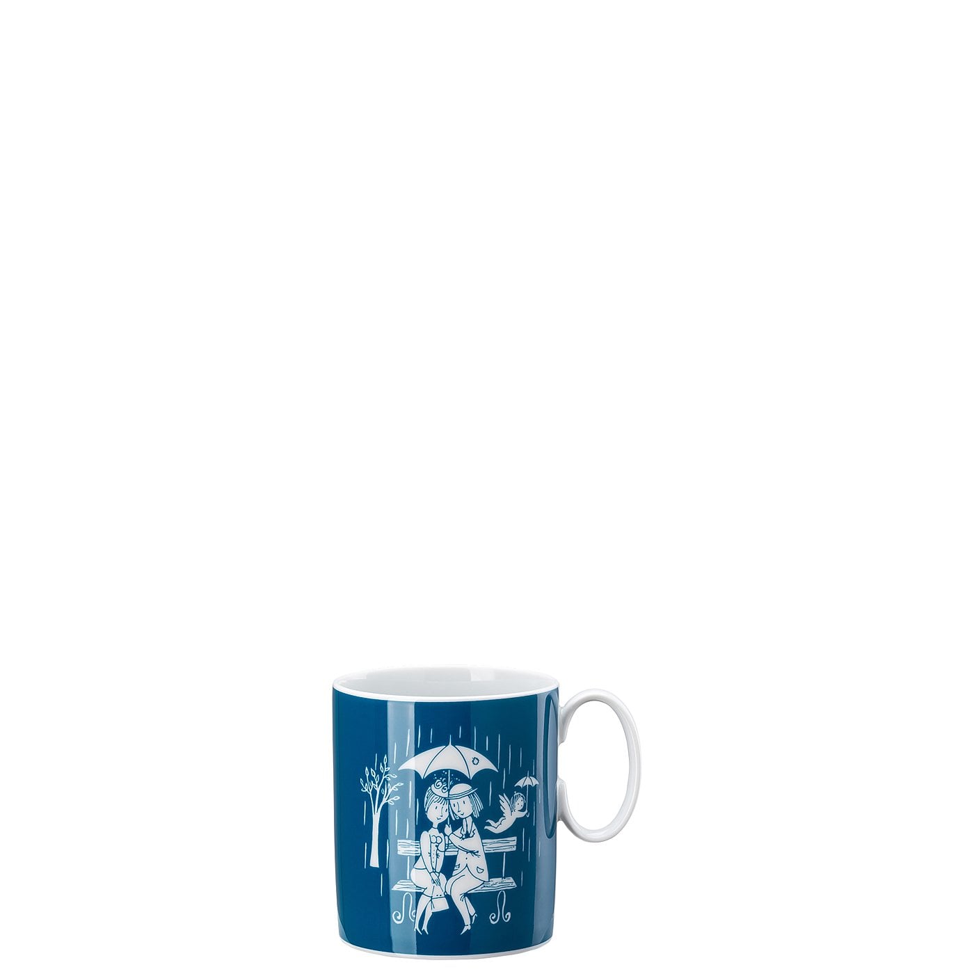 Rosenthal Кружка с ручкой синяя 0,3 л April Peynet Rosenthal Кружка с ручкой синяя 0,3 л April Peynet | https://grandposuda.com.ua