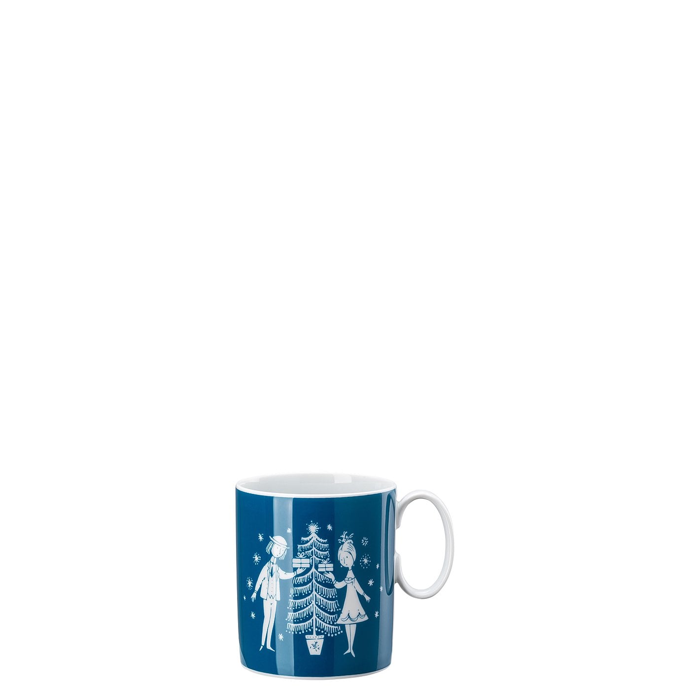Rosenthal Кружка с ручкой синяя 0,3 л December Peynet Rosenthal Кружка с ручкой синяя 0,3 л December Peynet | https://grandposuda.com.ua