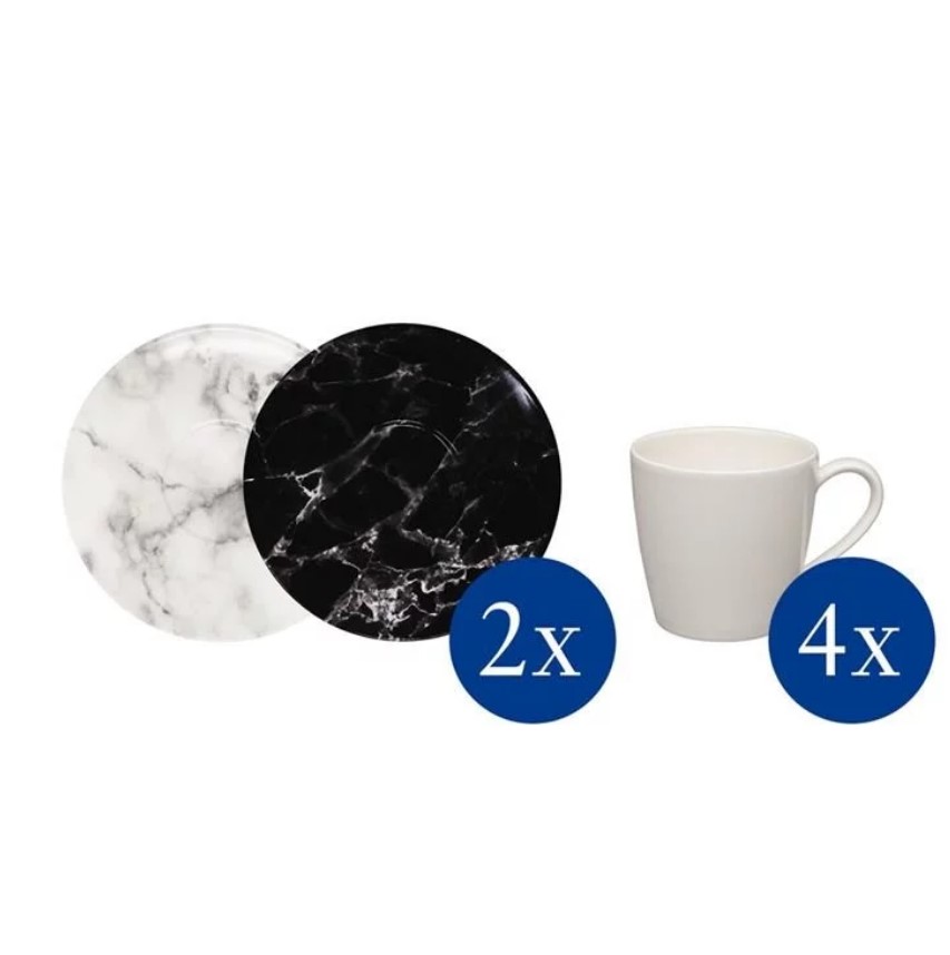 Villeroy & Boch Кофейный сервиз 8 предметов Marmory | https://grandposuda.com.ua
