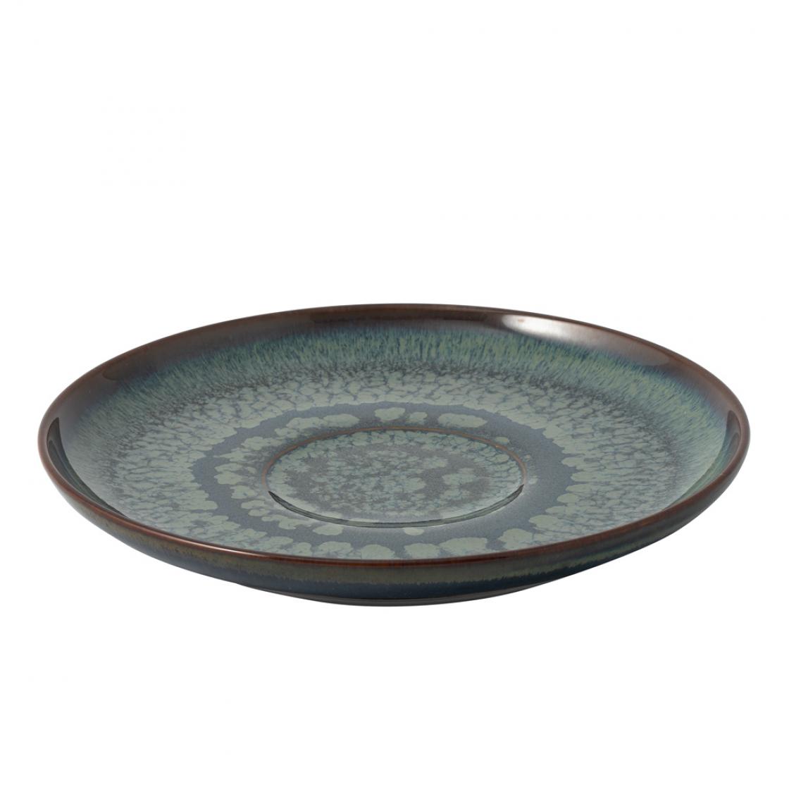 Villeroy & Boch Блюдце к чашке для кофе 15 см, серо-синее Crafted | https://grandposuda.com.ua