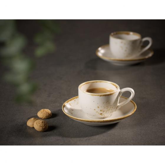 Villeroy & Boch Блюдце к чашке для кофе 17,5 см StoneWare White Vivo | https://grandposuda.com.ua