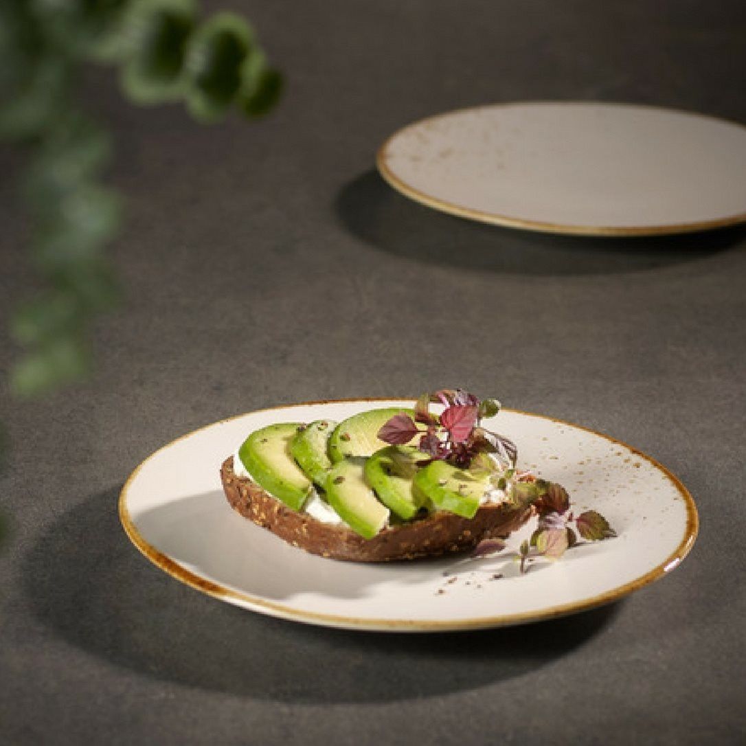 Villeroy & Boch Тарілка для сніданку 21,5 см біла StoneWare Vivo | https://grandposuda.com.ua