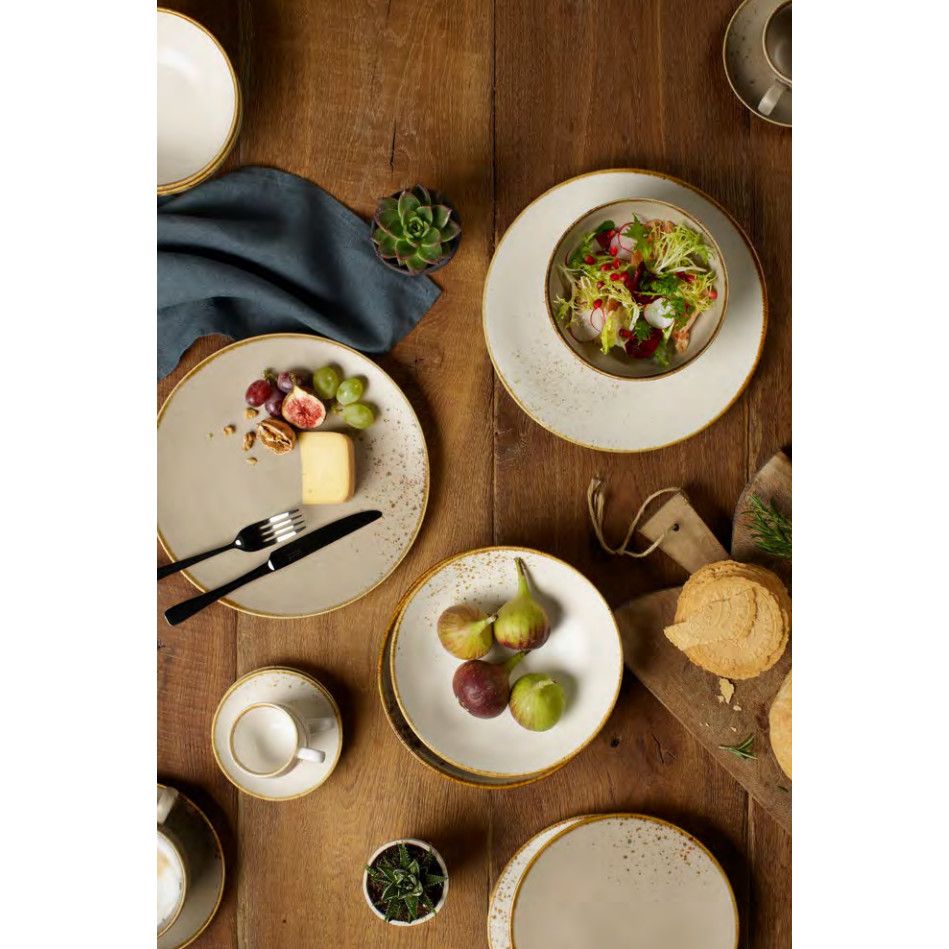 Villeroy & Boch Тарілка для сніданку 21,5 см біла StoneWare Vivo | https://grandposuda.com.ua
