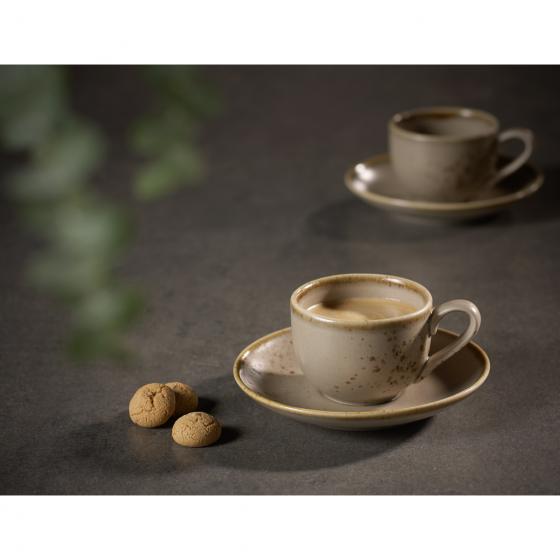 Villeroy & Boch Чашка для мокко / еспрессо 0,1 л StoneWare Brown Vivo | https://grandposuda.com.ua