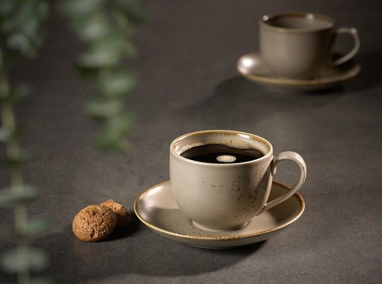 Villeroy & Boch Чашка для мокко / еспрессо 0,1 л StoneWare Brown Vivo | https://grandposuda.com.ua