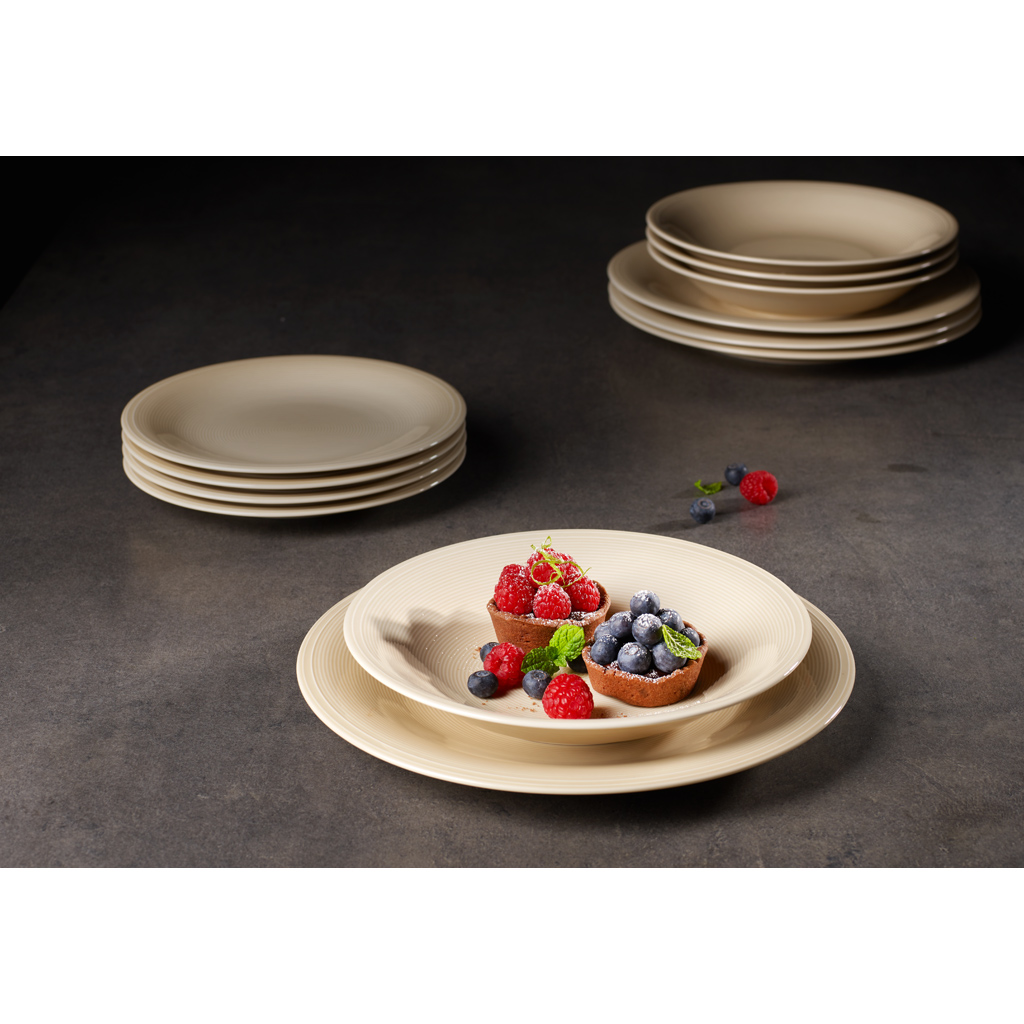 Villeroy & Boch Тарілка для супу 23,5 см, пісочна Color Loop | https://grandposuda.com.ua