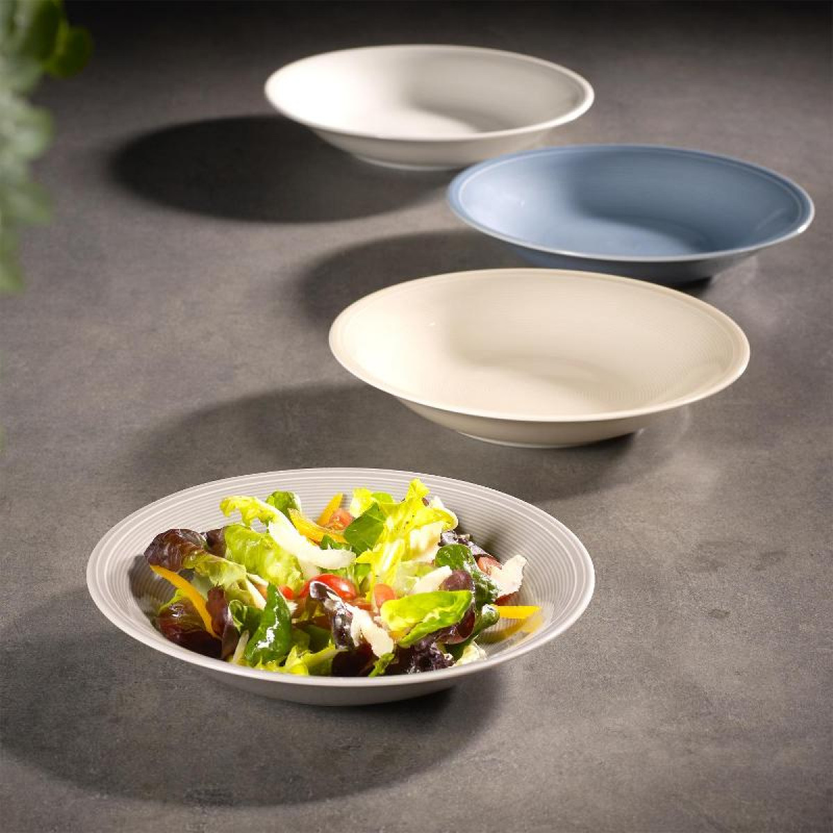 Villeroy & Boch Тарілка для супу 23,5 см, пісочна Color Loop | https://grandposuda.com.ua