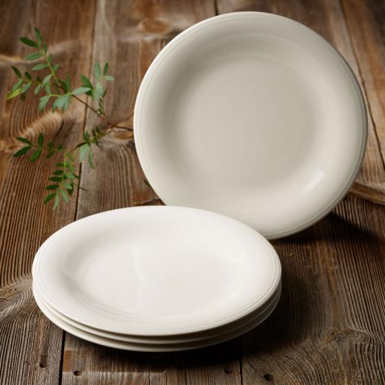 Villeroy & Boch Набор тарелок, 12 предметов, белых Color Loop Vivo | https://grandposuda.com.ua
