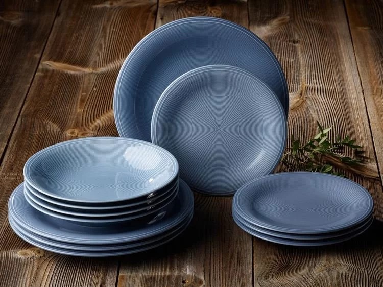 Villeroy & Boch Тарілка для сніданку 21,5 см, синя Color Loop | https://grandposuda.com.ua