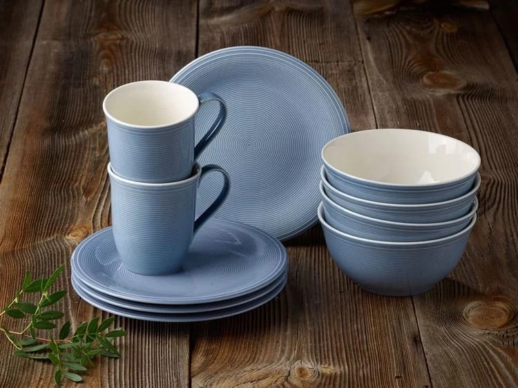 Villeroy & Boch Тарілка для сніданку 21,5 см, синя Color Loop | https://grandposuda.com.ua