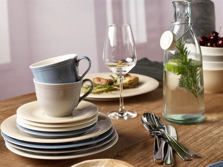 Villeroy & Boch Тарілка для сніданку 21,5 см, синя Color Loop | https://grandposuda.com.ua