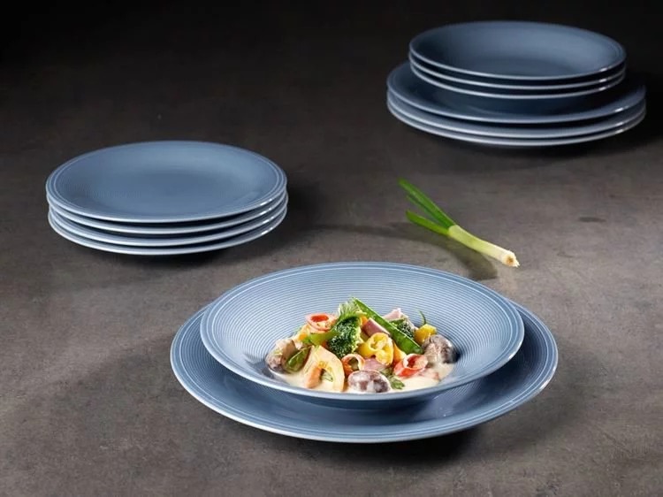 Villeroy & Boch Тарілка для сніданку 21,5 см, синя Color Loop | https://grandposuda.com.ua