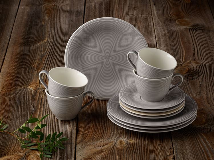 Villeroy & Boch Тарілка для сніданку 21,5 см, сіра Color Loop | https://grandposuda.com.ua