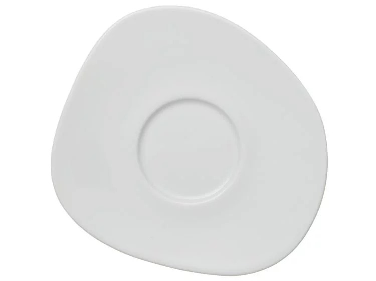 Villeroy & Boch Блюдце к чашке для кофе 17,5 см, белое Organic | https://grandposuda.com.ua