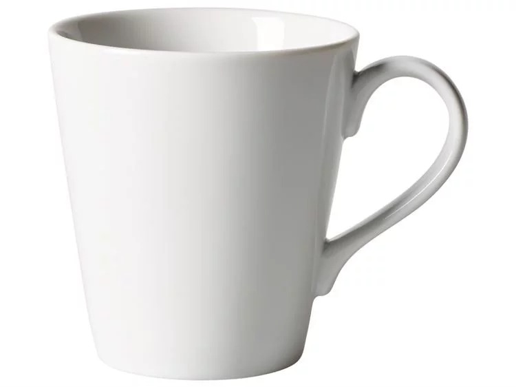Villeroy & Boch Кружка с ручкой 350 мл, белая Organic | https://grandposuda.com.ua