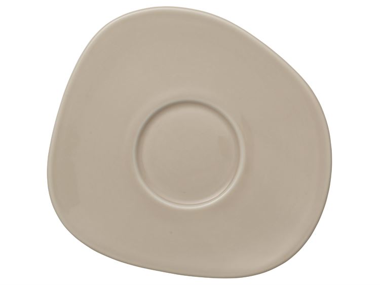 Villeroy & Boch Блюдце к чашке для кофе 17,5 см, песочное Organic | https://grandposuda.com.ua