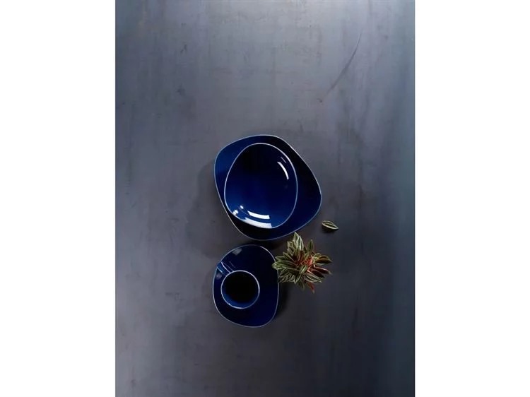 Villeroy & Boch Блюдце к чашке для кофе 17,5 см, темно-синее Organic | https://grandposuda.com.ua
